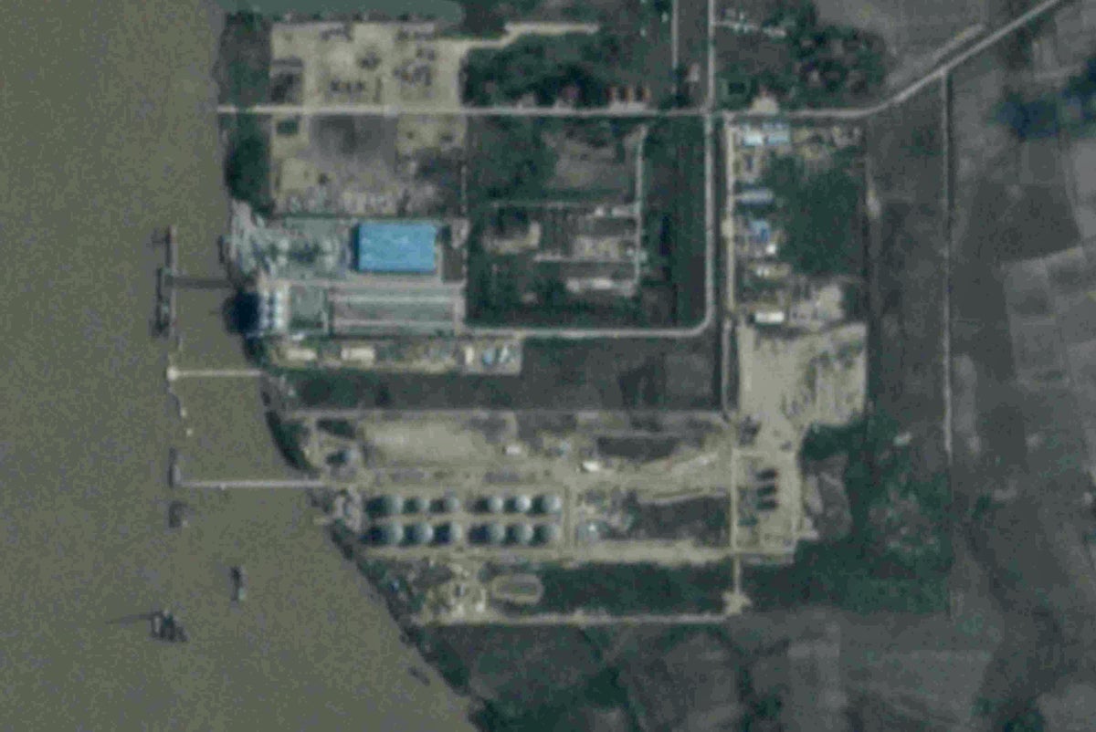 Brighter Energy terminal construction as of May 2021.