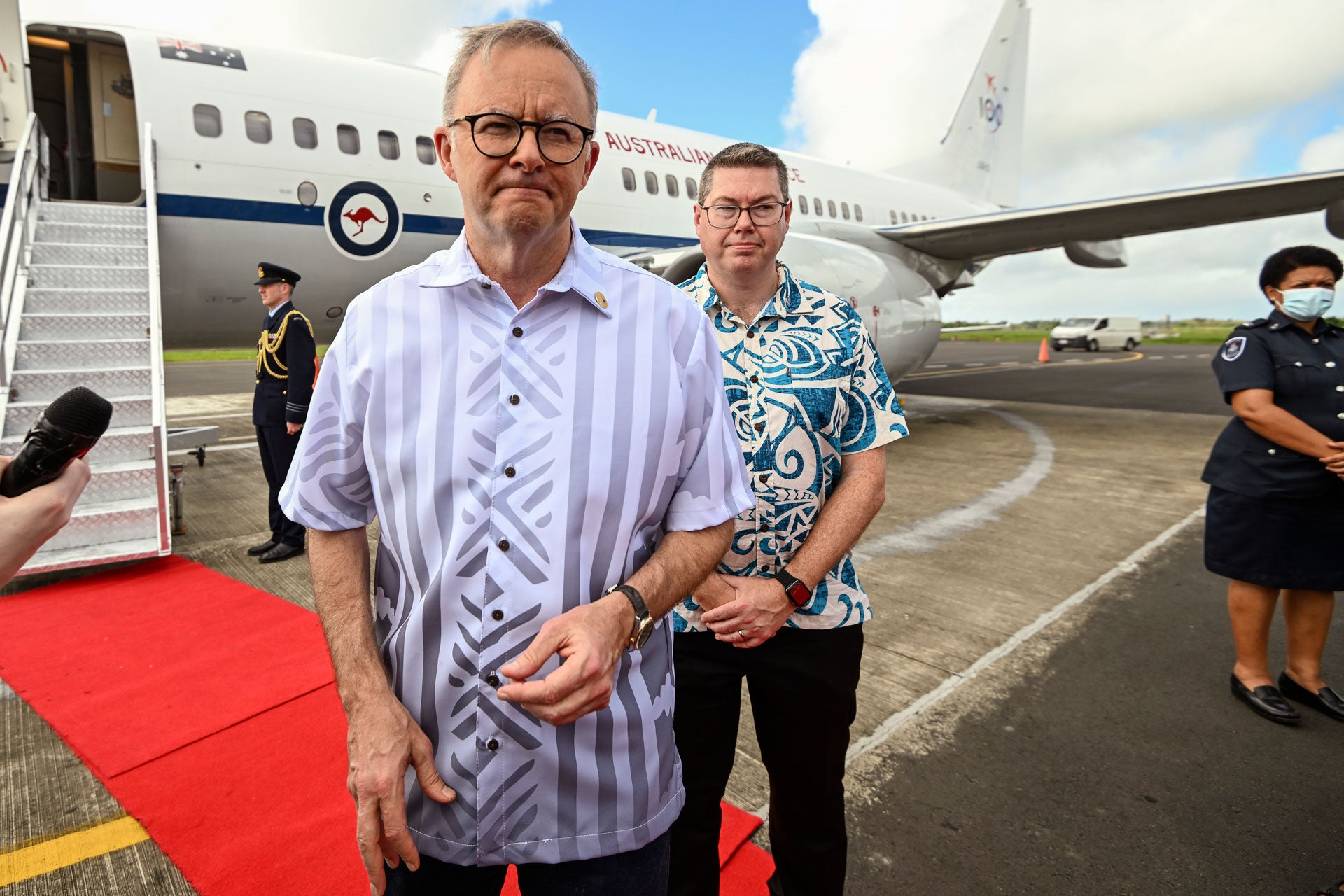 Australian Prime Minister Anthony Albanese attends the Pacific Island Leaders Forum