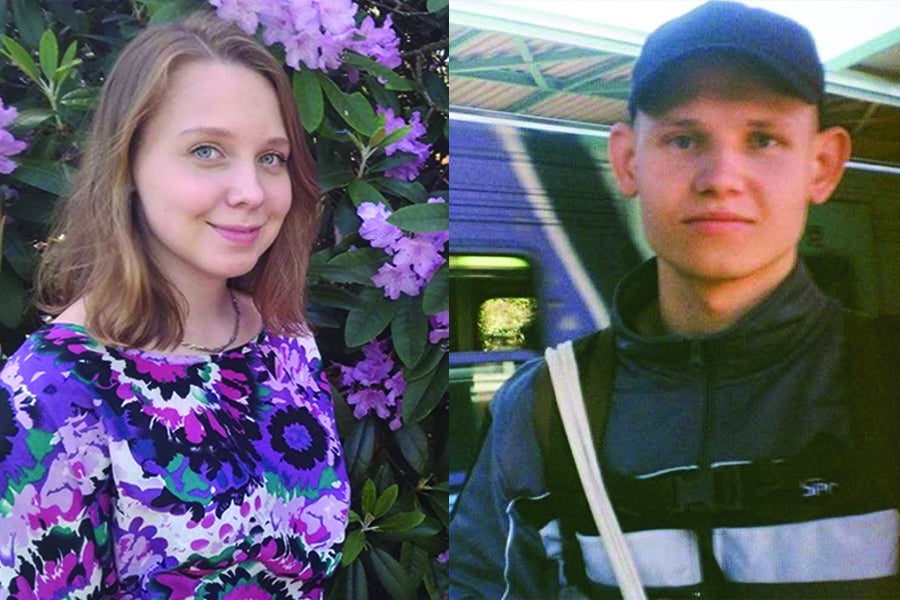 Portraits of Marfa Rabkova and Andrey Chapiuk