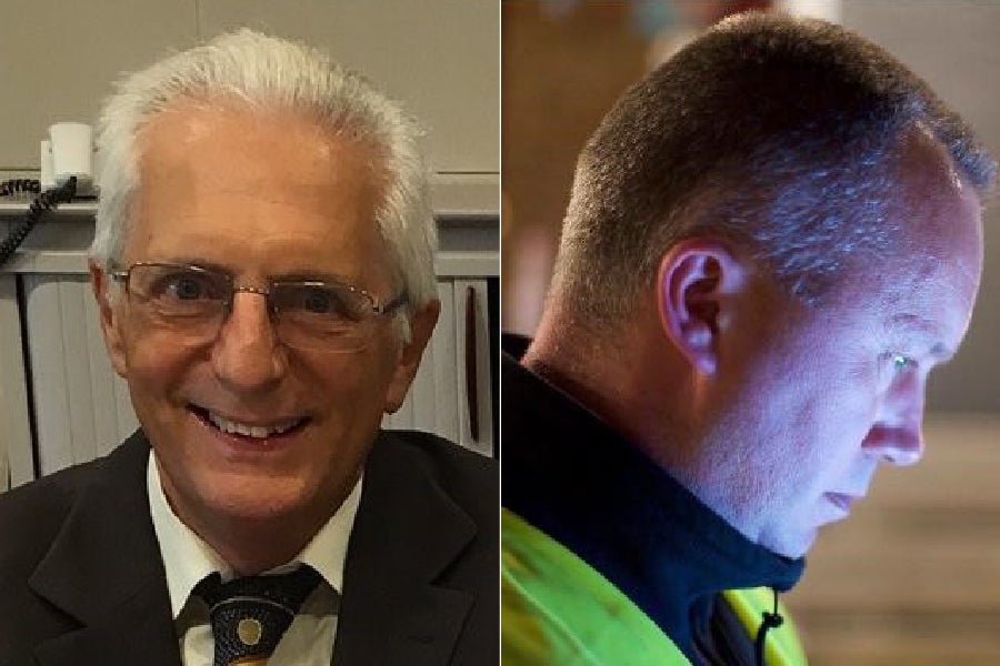 Left: Panayote Dimitras. Right: Tommy Olsen. © 2019 EIN Secretariat – Agnes Ciccarone