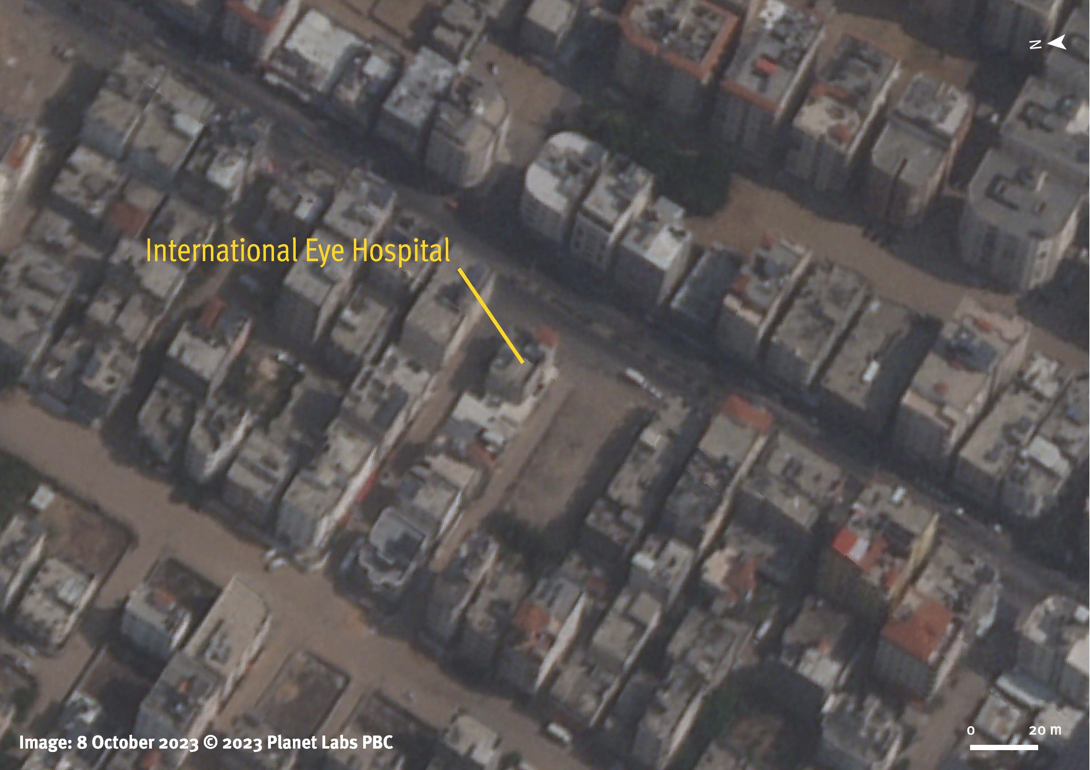 Satellite imagery October 8, 2023. 