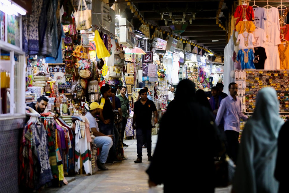 The Mutrah Souq in Muscat, Oman, November 7, 2022.