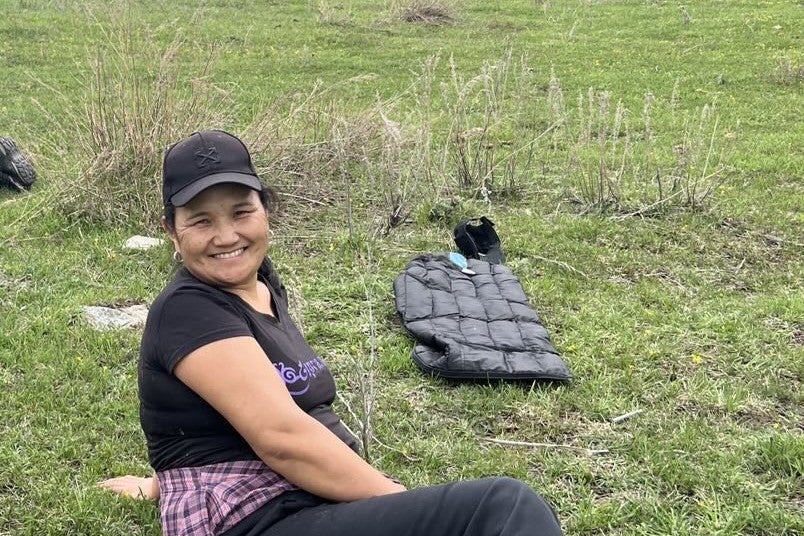 Photo of a smiling woman