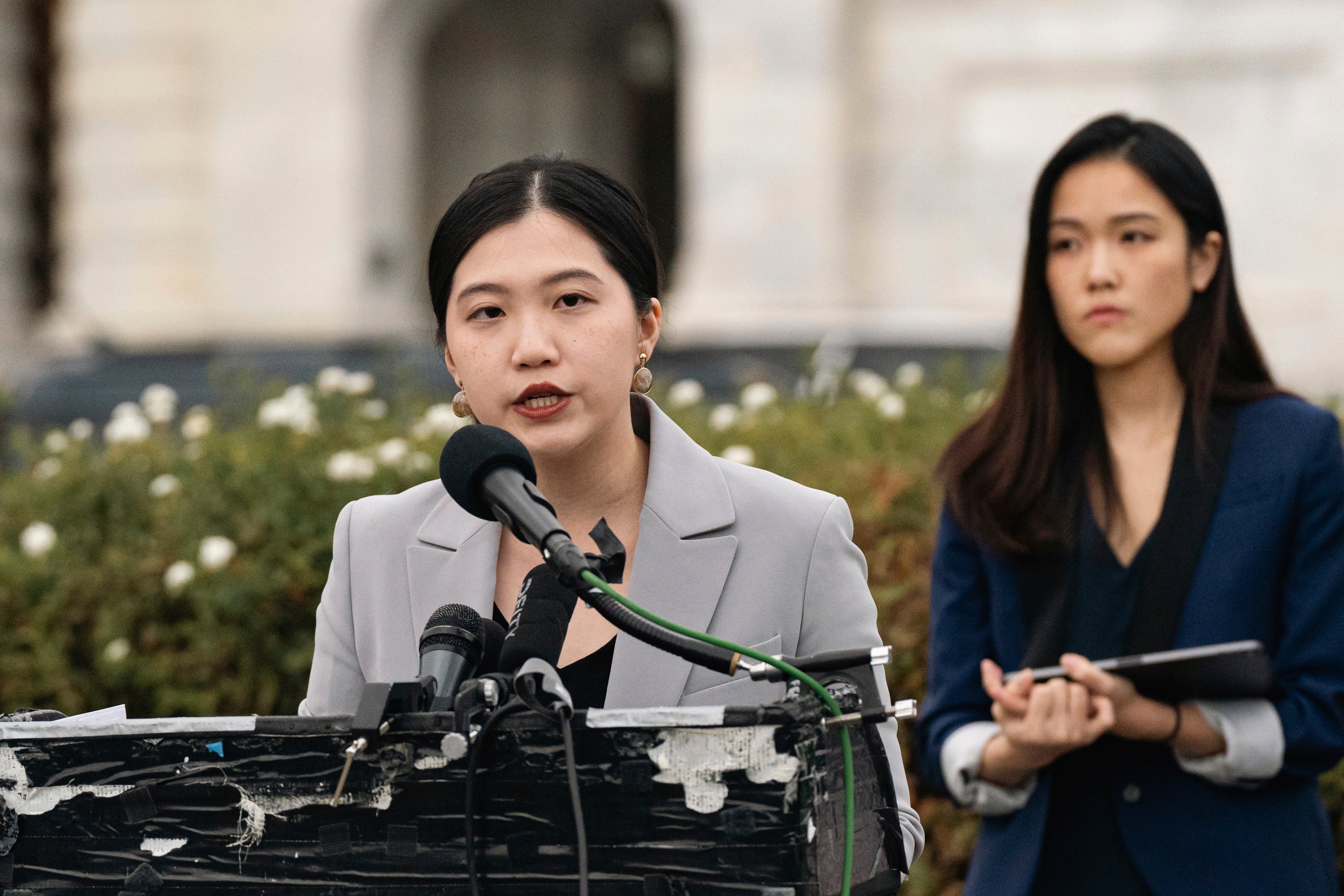 Anna Kwok, directrice exécutive du Hong Kong Democracy Council.