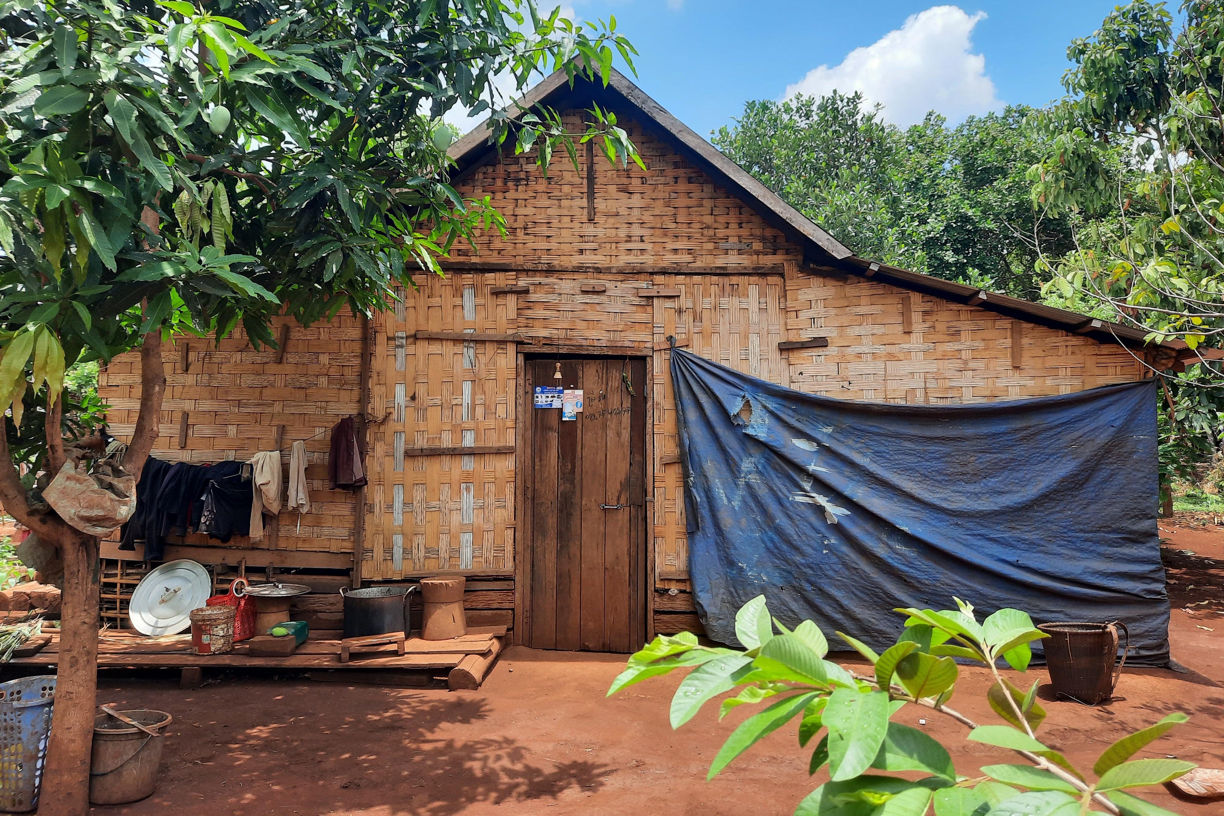Exterior of a home in a rural village
