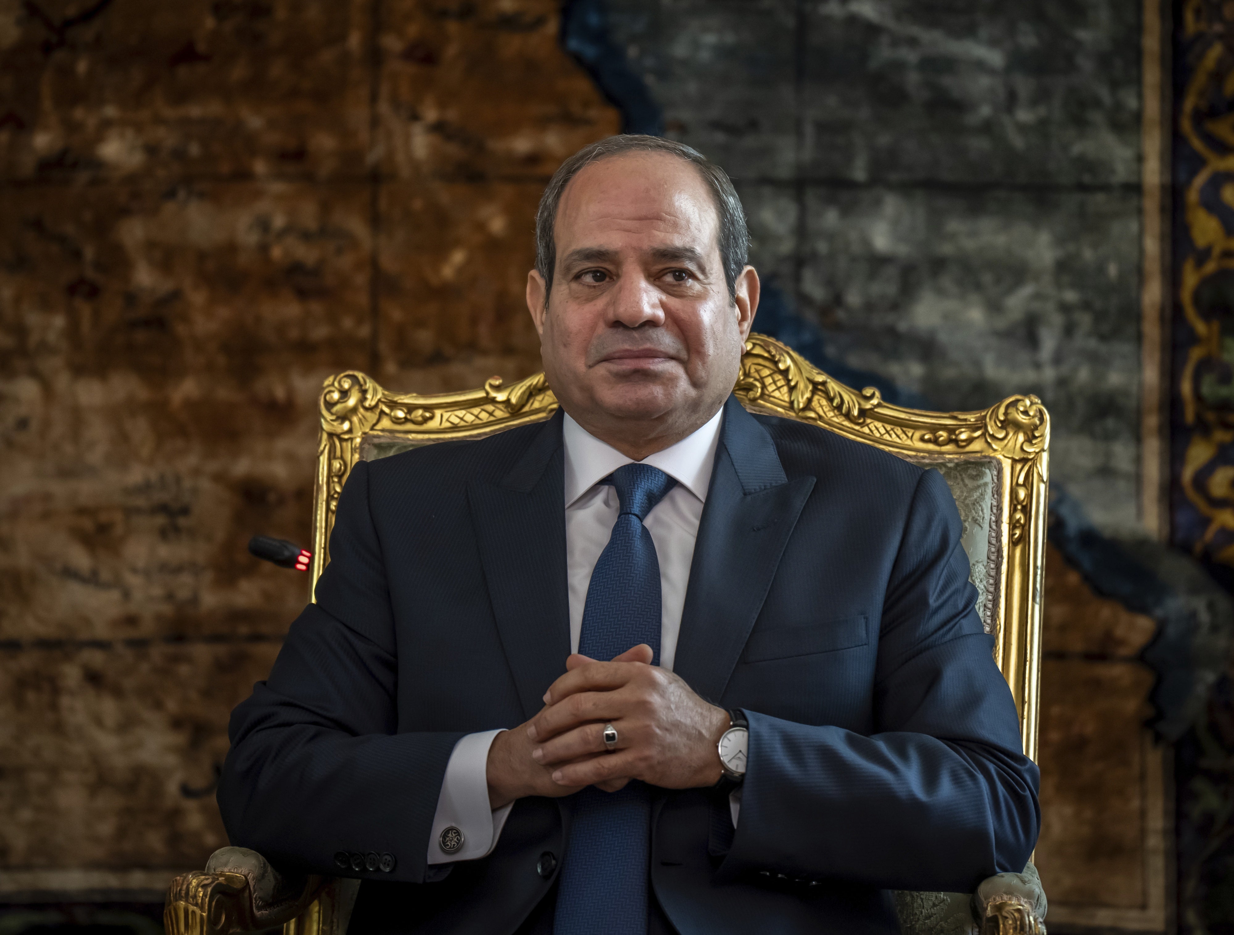 Egyptian president Abdel Fattah al-Sisi.