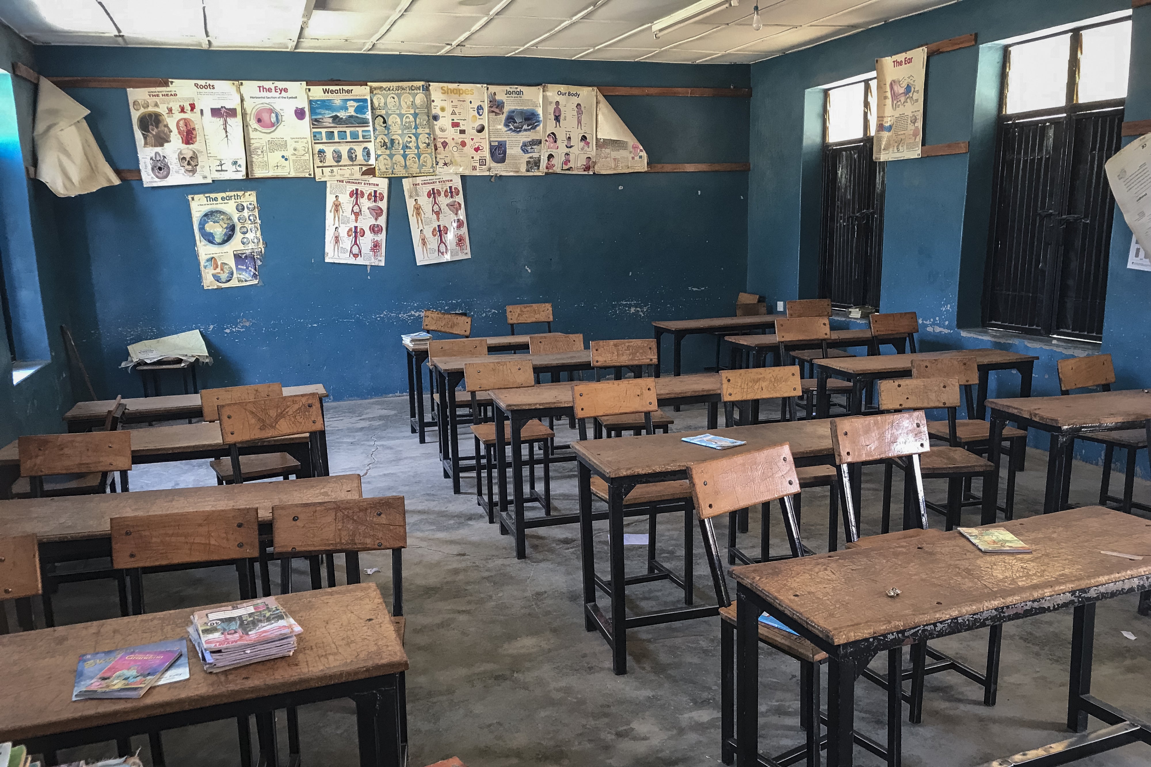 A classroom at St. Mary's Catholic School in Papiri, Agwarra local government, Niger state, on November 23, 2025.