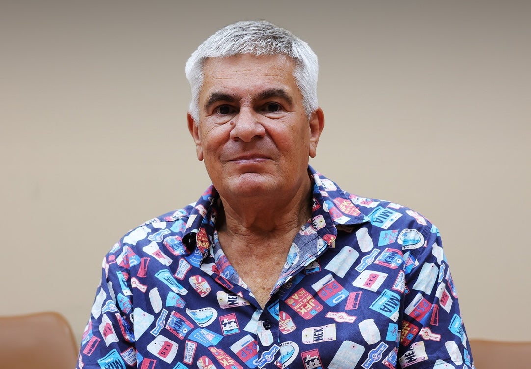 A portrait of Murray Hunter