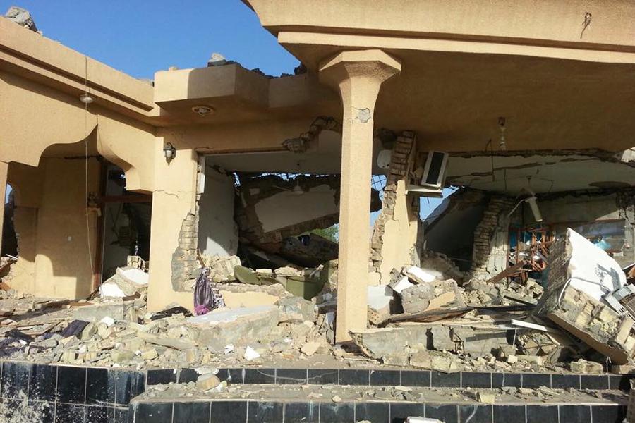 Demolished house of Dr. Munir, al-Ali subdistrict of al-Alam 