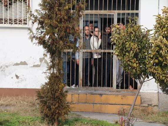 window in the male section 