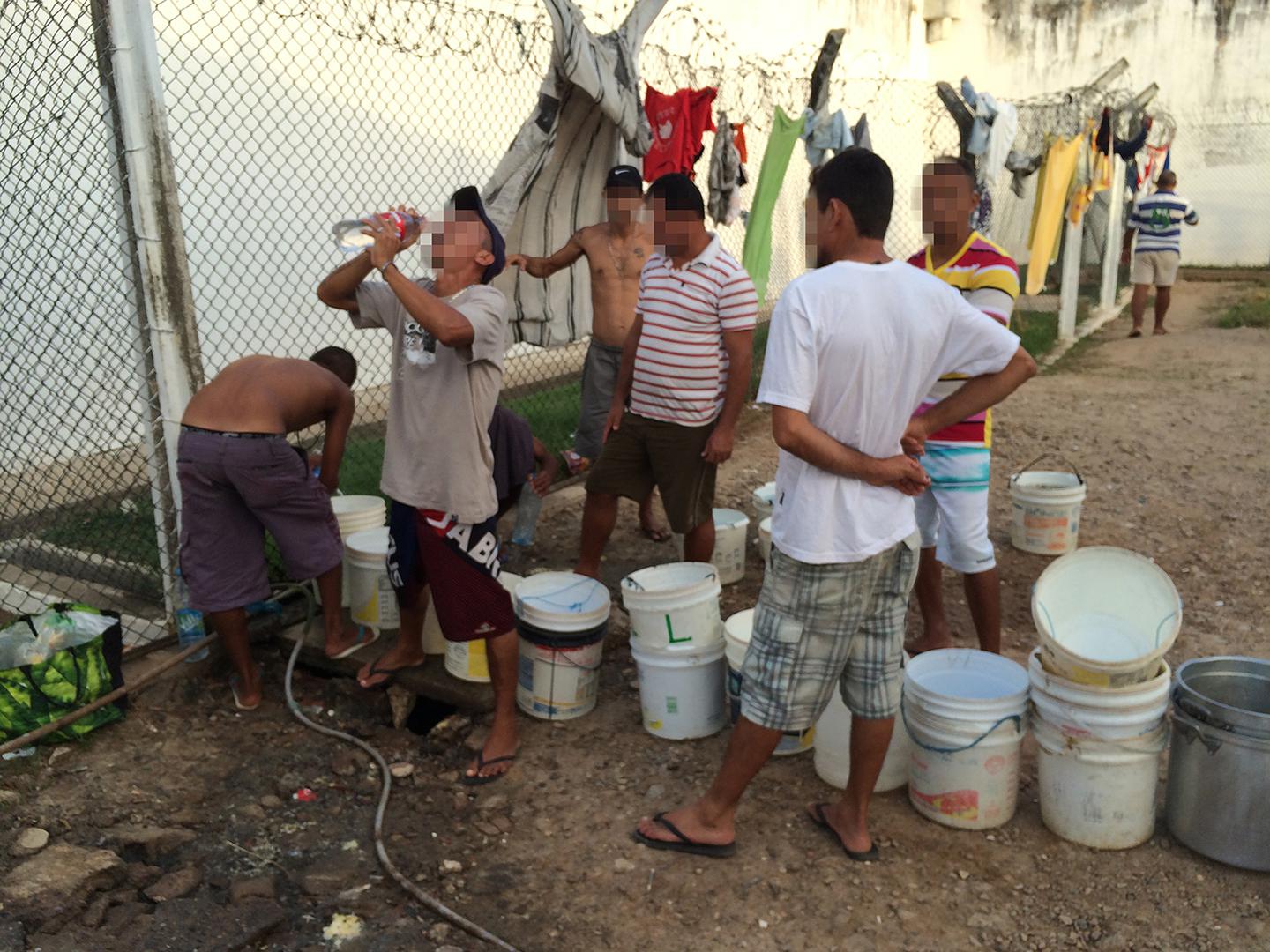 yard in the Penitenciária Agro-Industrial São João (PAISJ) 