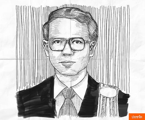 A sketch of Somchai Neelapaijit. 