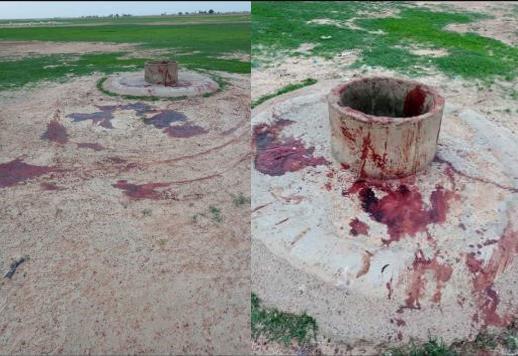 Un puits dans le village de Somena, à 14 kilomètres au nord de Djenné, dans le centre du Mali, dans lequel au moins 17 hommes peuls ont été jetés après avoir été tués par des hommes apparemment membres d’une milice dozo, le 25 juillet 2018. 