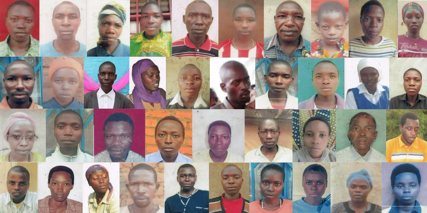 Les 39 demandeurs d’asile burundais tués à Kamanyola, en République démocratique du Congo, en septembre 2017.