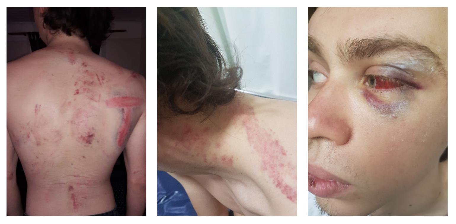 Claudio Muñoz on October 21, the day of his release from detention. 