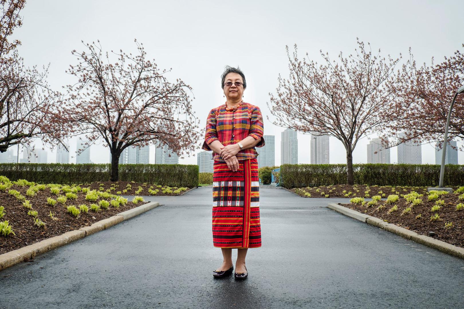 Victoria Tauli-Corpuz, the United Nations special rapporteur on the rights of indigenous peoples, at UN headquarters in New York in April 2018. 