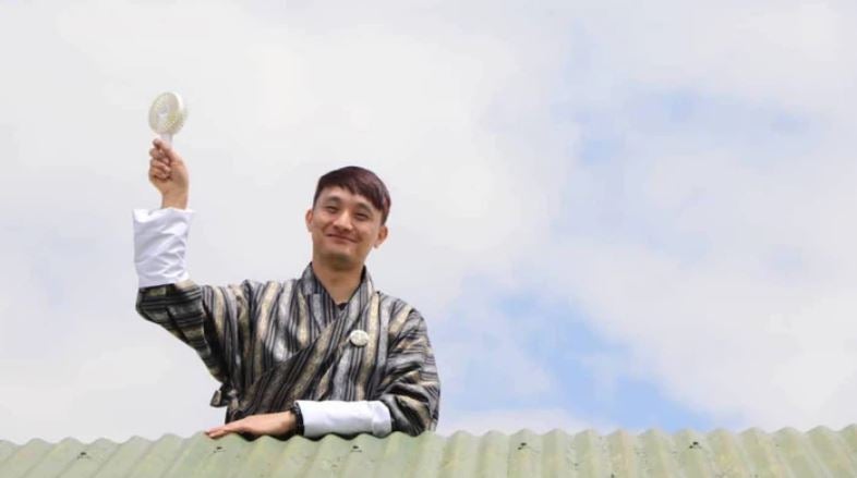 Tashi Tsheten, an LGBTQ activist from Bhutan. 