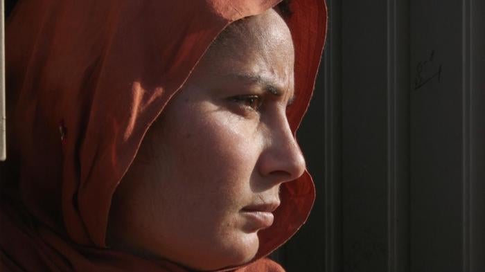 Still of a woman's face