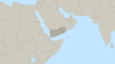 map of Yemen