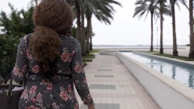 Rajee Narinesingh, a transgender human rights advocate, in Miami, Florida, October 2018. 