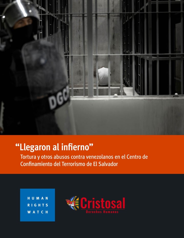 report cover in Spanish
