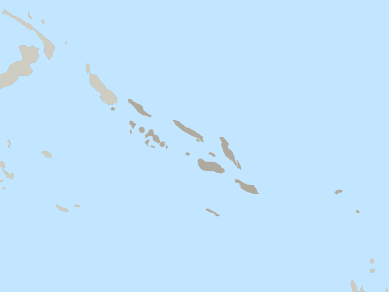 map of Solomon Islands
