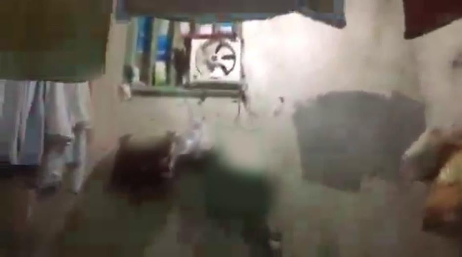 A leaked image of the Scorpion cell before recent modifications. Identifying details have been obscured.