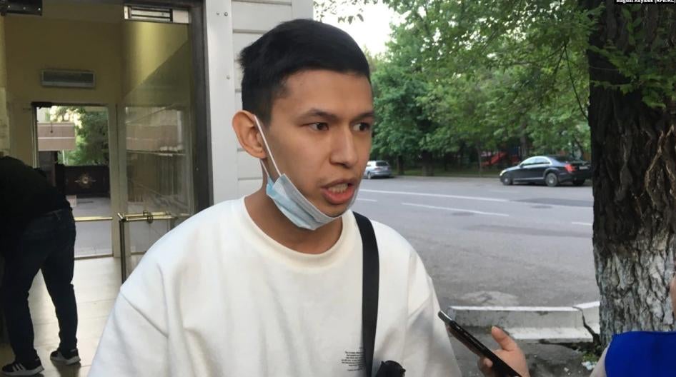 Temirlan Ensebek Kazakhstan Free Speech Detained