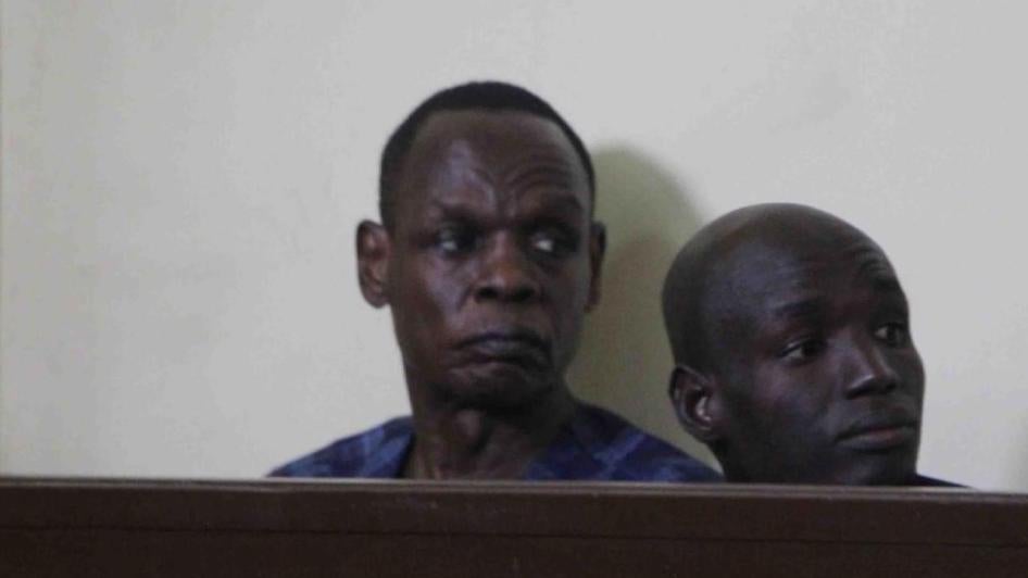  Abraham Chol Maketh Watches as he attends his first court sitting in Juba, South Sudan.