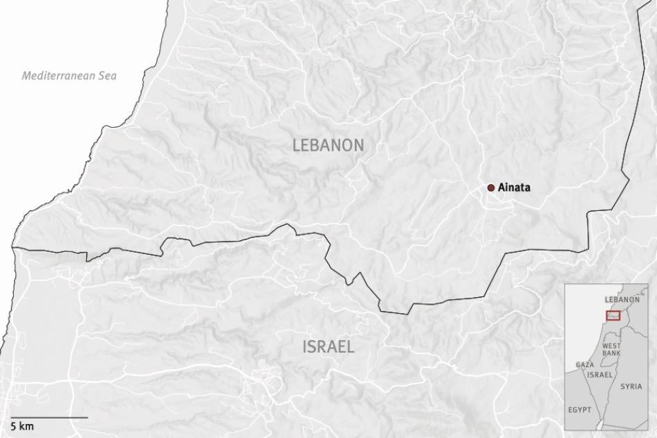 Map of Lebanon