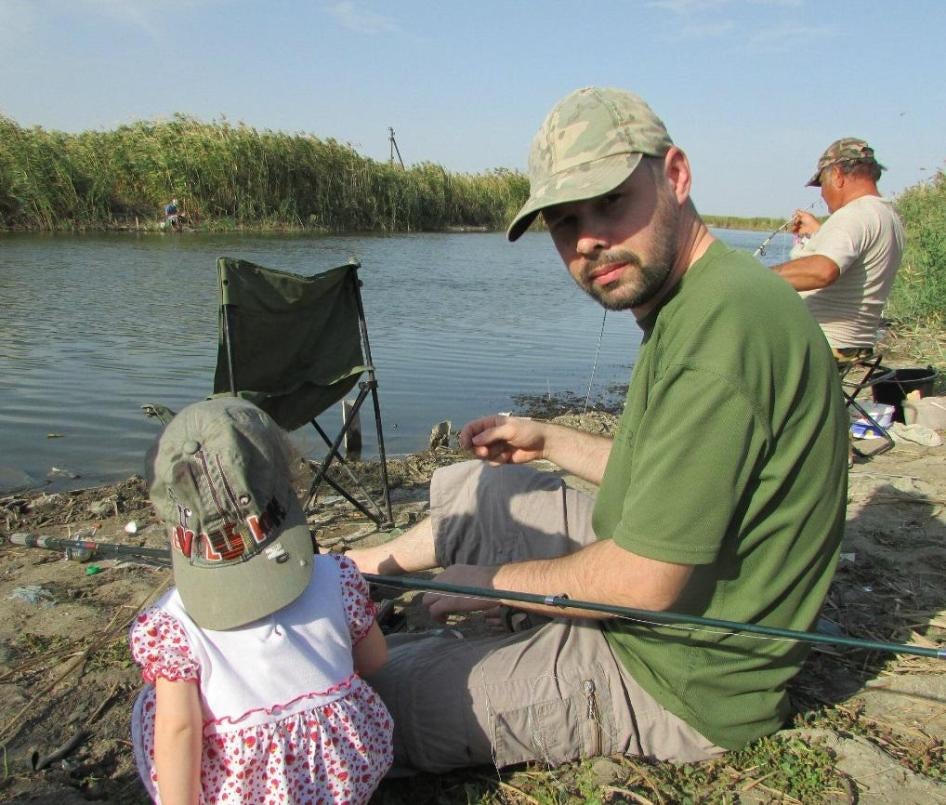 Alexey Kungurov with his family, Summer 2015, Tyumen.
