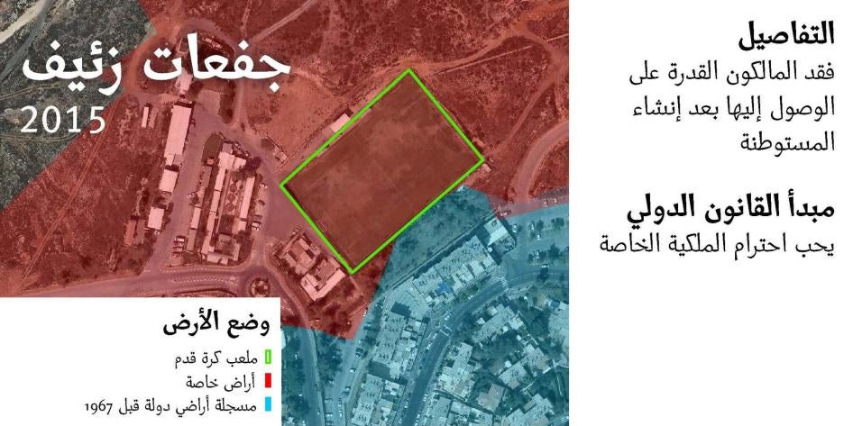 Map source: Kerem Navot © 2016 Human Rights Watch