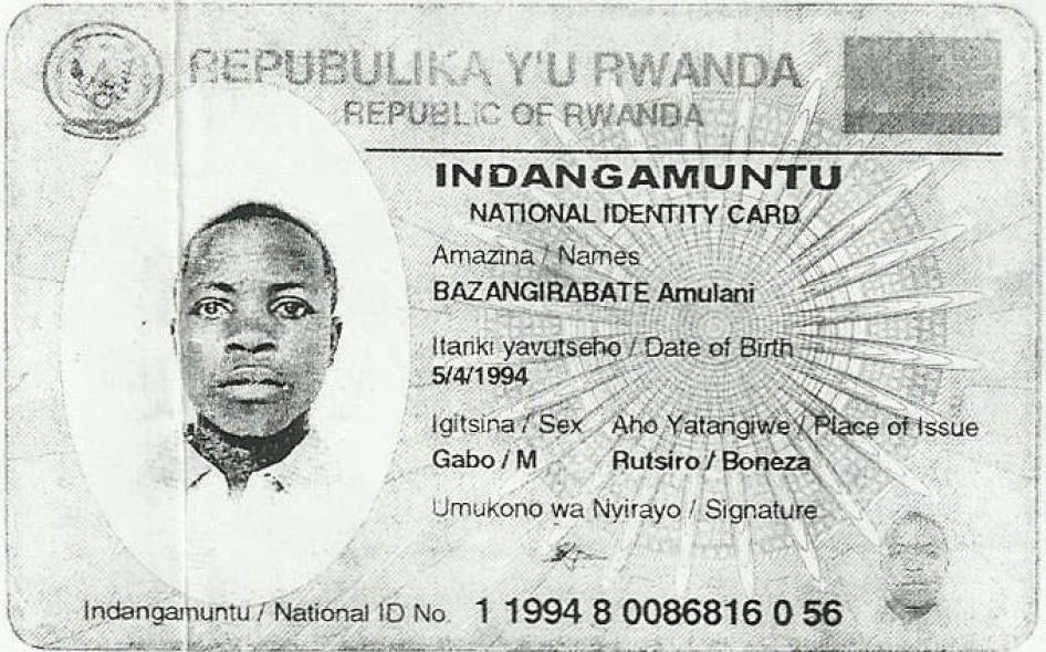 Amulani Bazangirabate was executed in late December 2016.