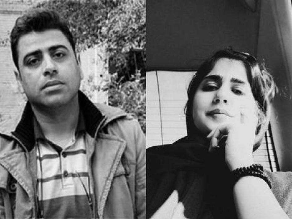 Ismail Bakhshi © Iranian Labor News Agency (ILNA). Sepideh Gholian © 2018 Private.