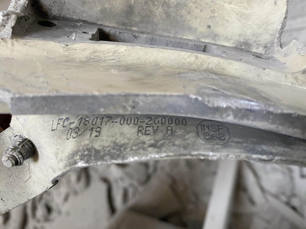 remnant with alpha-numeric codes and Allen bolts