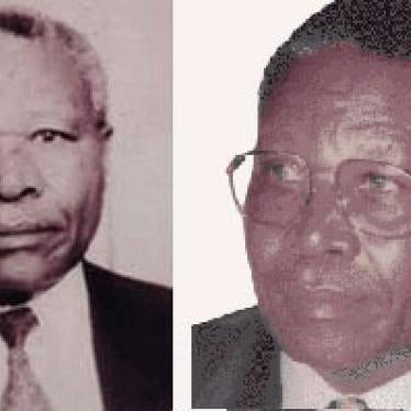 Félicien Kabuga on his US Department of State wanted poster.