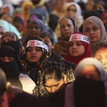 Indians protesting against the new citizenship law and verification policies at Shaheen Bagh
