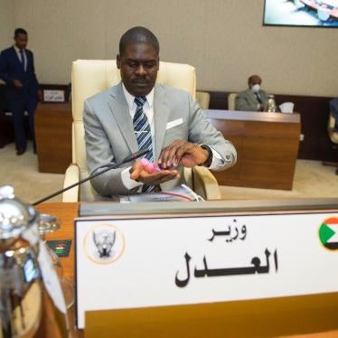 Sudan's Justice Minister Nasredeen Abdulbari