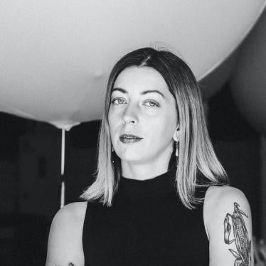 Катерина Сергацкова, незалежна українська журналістка, яка стикнулася з погрозами онлайн через свою публікацію.