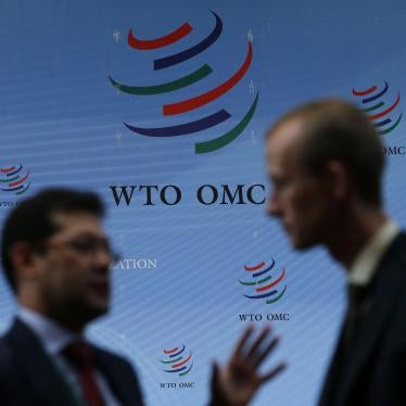 Delegates speaks before a special meeting of the General Council Preparatory Committee on Trade Facilitation at the World Trade Organization (WTO) headquarters in Geneva November 27, 2014.
