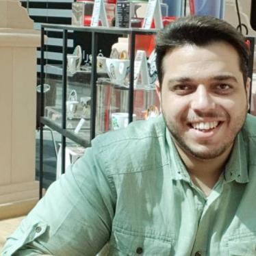 Abdullah Ibhais at a restaurant