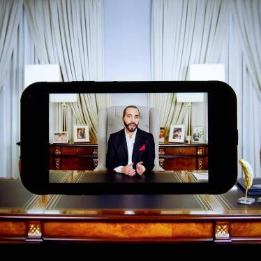 Nayib Bukele, El Salvador's president, speaks in a prerecorded video during the United Nations General Assembly via live stream in New York, U.S., on Thursday, Sept. 23, 2021. 