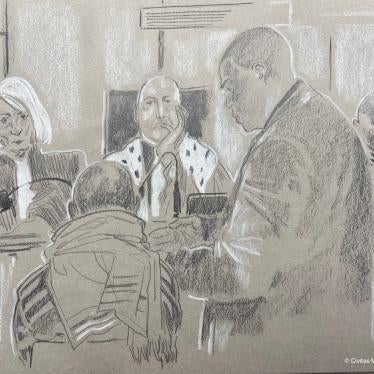 Witness testify to the judges at the Cour d'assises in Paris, October 2022