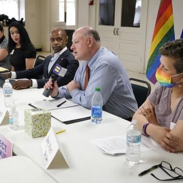 Human Rights Campaign round table discussion on anti-transgender laws in Nashville, Tennessee.