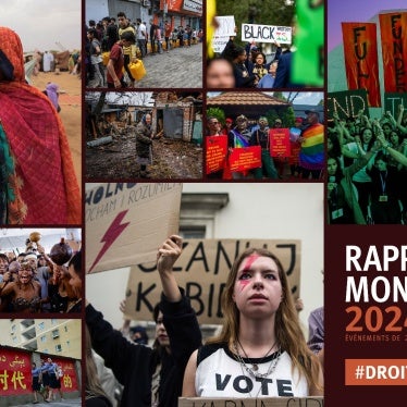 Rapport mondial 2024 de Human Rights Watch.