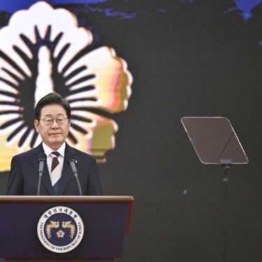 South Korea's President Lee Jae-myung during his inauguration ceremony at the National Assembly in Seoul, June 4, 2025.