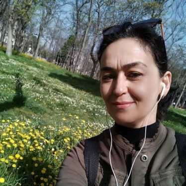 Turkmen activist Umidajan Bekchanova. 