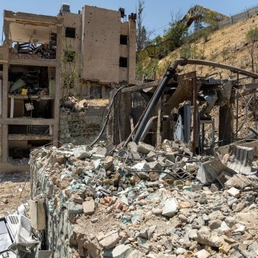 An external view of the destruction of buildings in Evin prison's northern premises after the Israeli strikes on June 23, 2025 in Tehran, Iran.  Photo taken on July 1, 2025. 