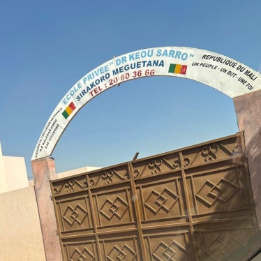 A shuttered school in Bamako, Mali, October 27, 2025. 