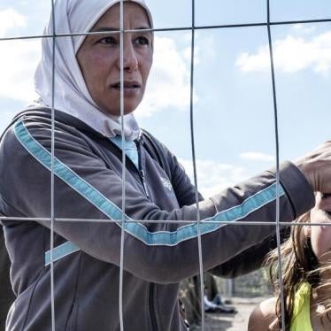 2015年9月9日叙利亚难民在匈牙利边境的拘留中心内。 